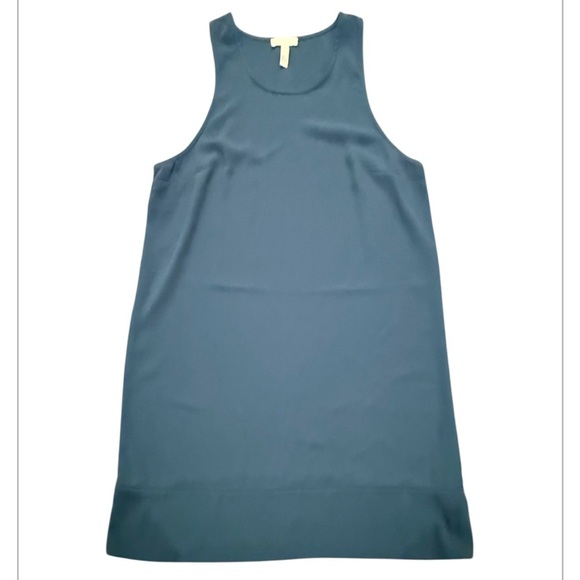 Leith Teal Sleeveless Razor Back Dress Size Large EUC - Picture 1 of 7